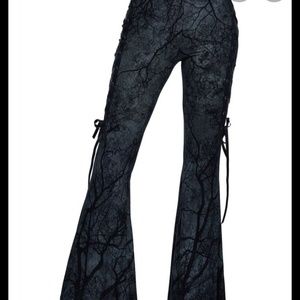 Devil Fashion Dark Forest Bell Bottoms